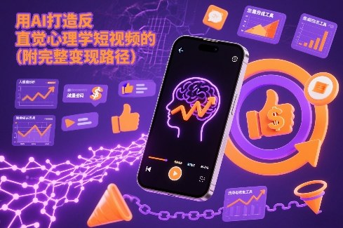 用AI打造“反直觉”心理学短视频的流量密码（附完整变现路径）_红利云网创